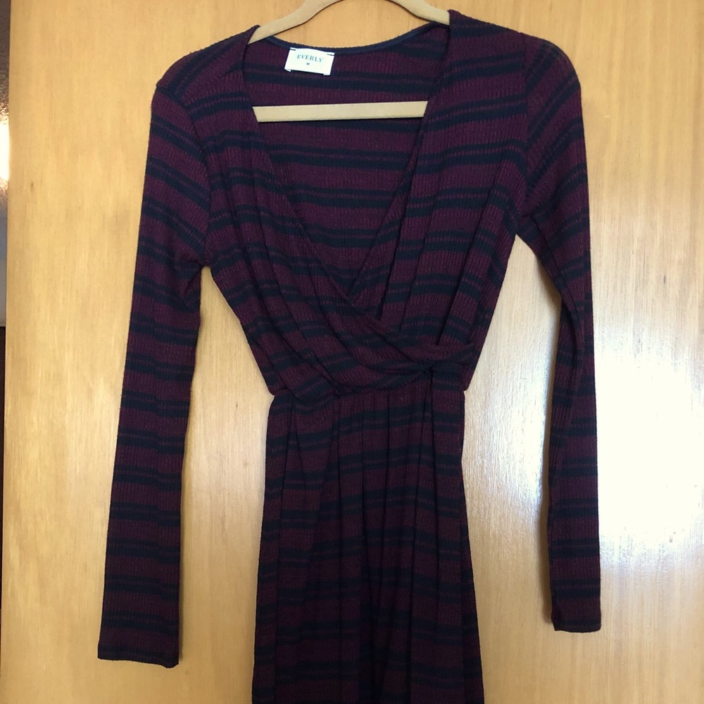 Everly wrap sweater dress, size small